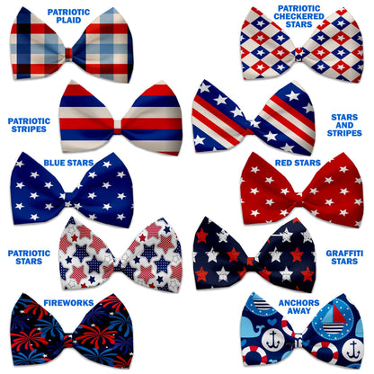 Pet, Dog & Cat Bow Ties, "Patriotic Collection"