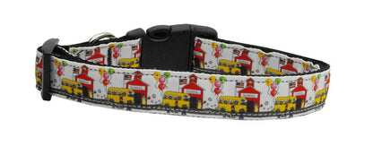 Pet Dog & Cat Nylon Collar or Leash, "School Days"