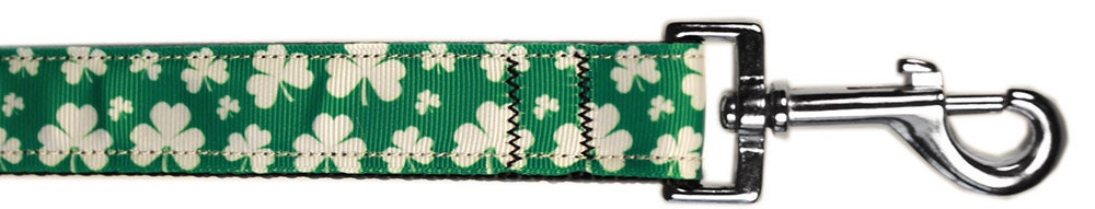 Pet Dog & Cat Nylon Collar or Leash, "Shamrocks"