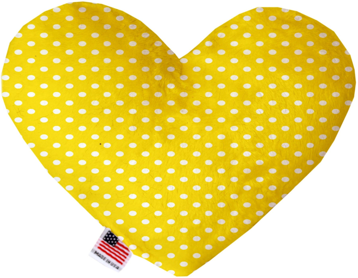 Pet and Dog Plush Heart or Bone Toy, "Polka Dots Group" (Available in different sizes, and 6 different pattern options!)