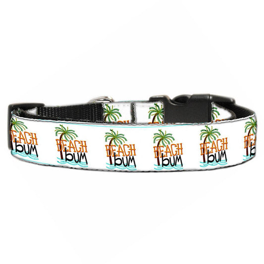 Pet Dog & Cat Nylon Collar or Leash, "Beach Bum"