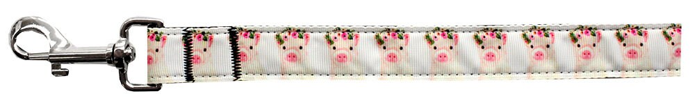 Pet Dog & Cat Nylon Collar or Leash, "Pretty Baby Pigs"