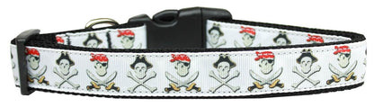 Pet Dog & Cat Nylon Collar or Leash, "Jolly Roger"