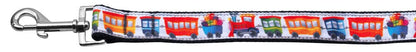 Pet Dog & Cat Nylon Collar or Leash, "Trains"