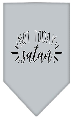 Pet and Dog Bandana Screen Printed, "Not Today Satan"