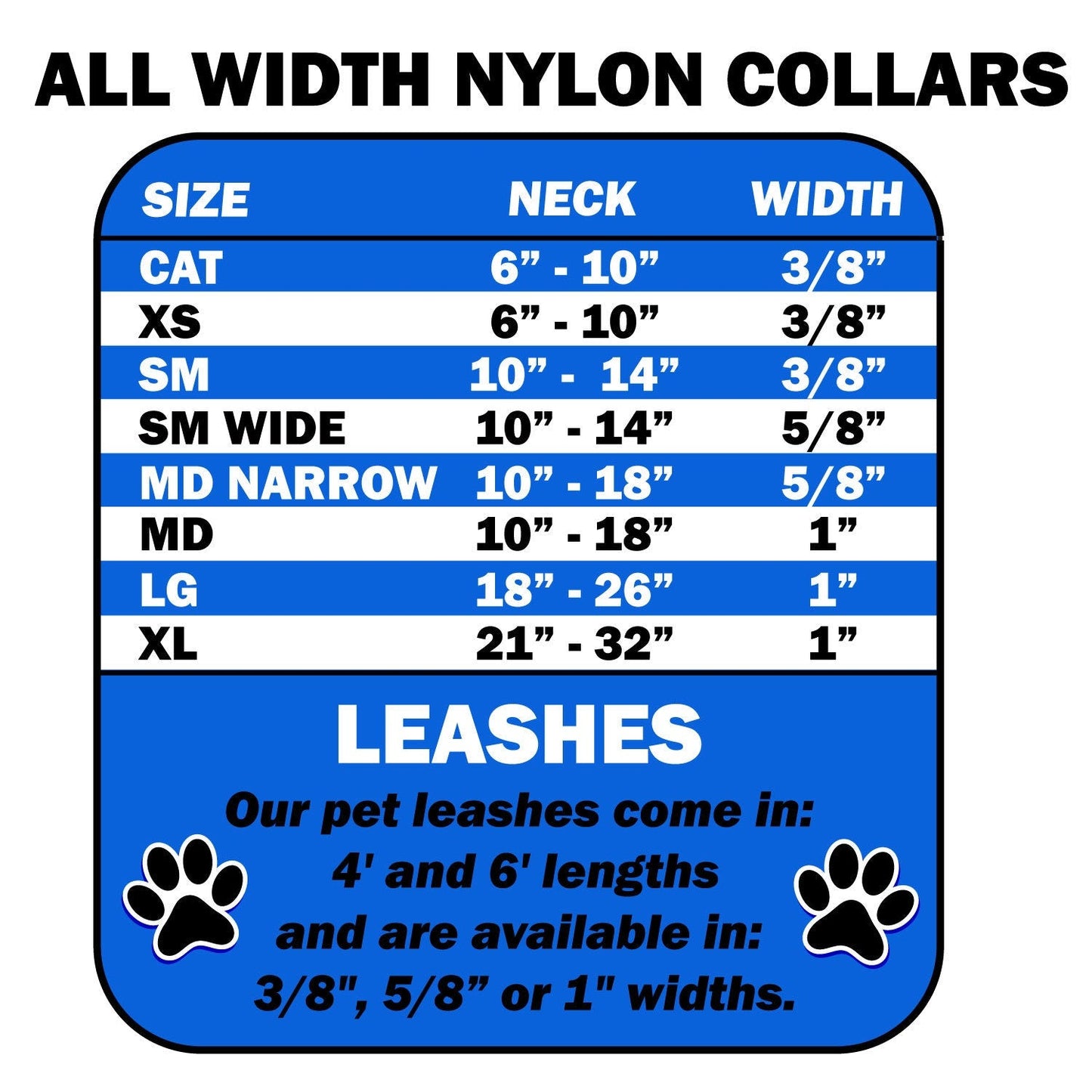 Pet Dog & Cat Nylon Collar or Leash, "Combat Boots"