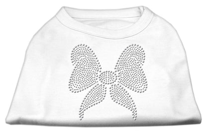 Pet Dog & Cat Shirt Rhinestone, "Bow"