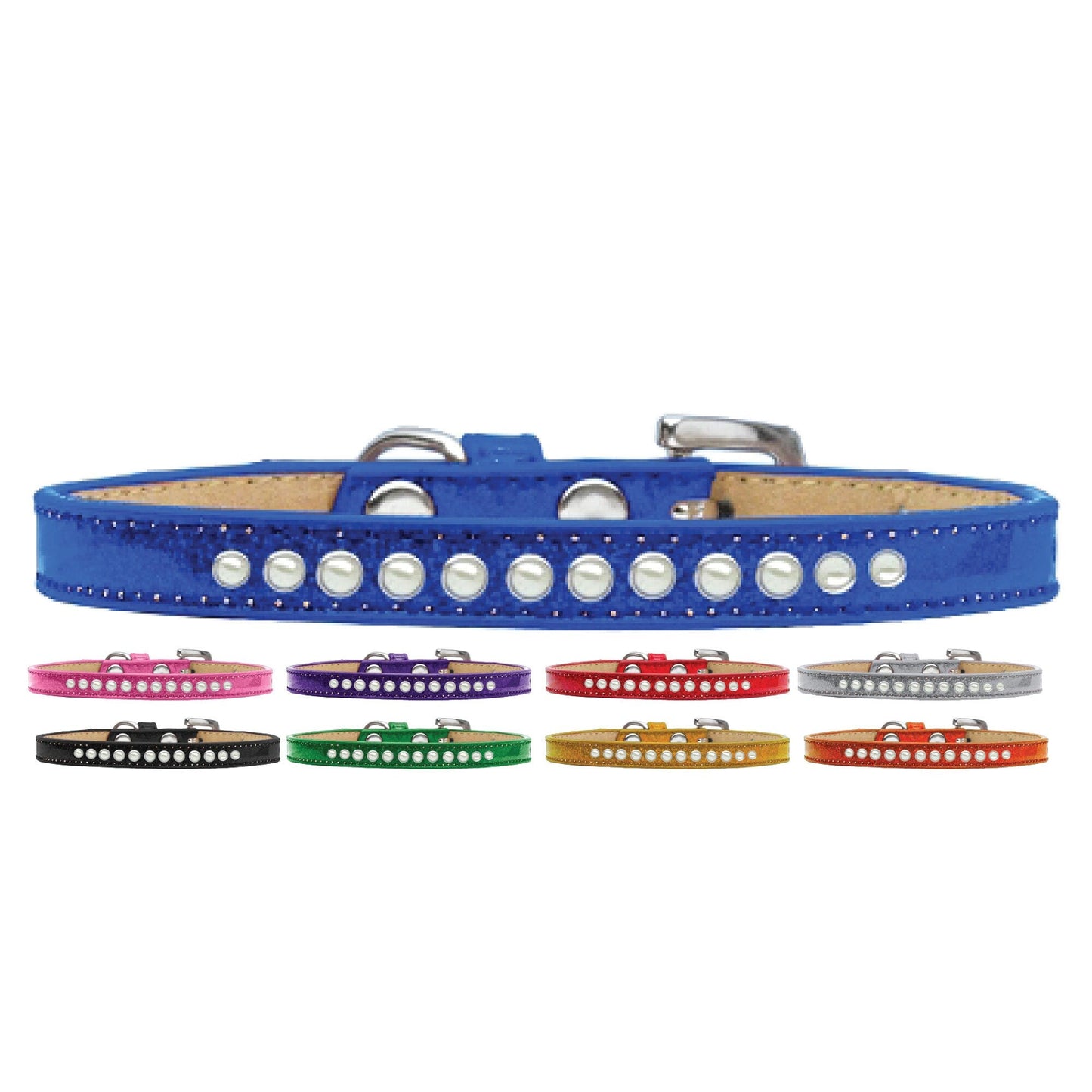 Dog, Puppy and Pet Ice Cream Collar, "One Row Pearl"