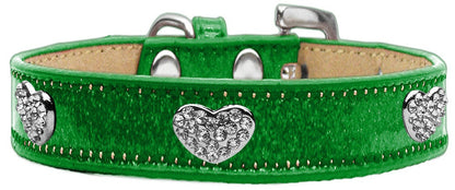 Dog, Puppy & Pet Ice Cream Collar, "Clear Crystal Heart"