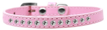 Dog, Puppy & Pet Fashion Collar, "Clear Crystal"