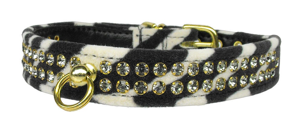 Dog, Puppy and Pet Collar, "Animal Print Jungle King"