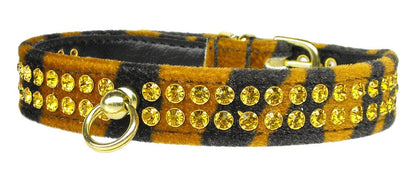 Dog, Puppy and Pet Collar, "Animal Print Jungle King"