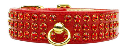 Dog, Puppy & Pet Collar, "Manhattan Rhinestone"