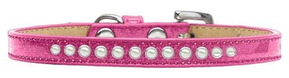 Dog, Puppy and Pet Ice Cream Collar, "One Row Pearl"