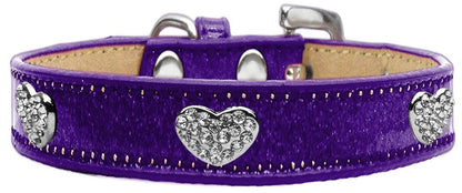 Dog, Puppy & Pet Ice Cream Collar, "Clear Crystal Heart"