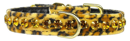 Dog, Puppy and Pet Collar, "Animal Print Tropical Dazzler"