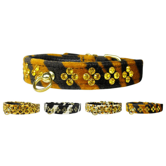 Dog, Puppy and Pet Collar, "Animal Print Sahara"