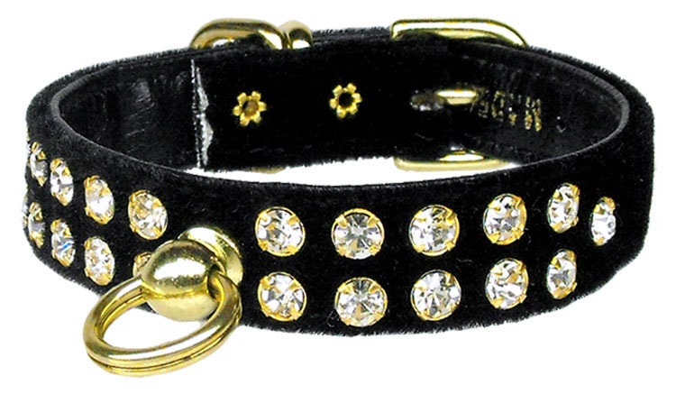 Dog, Puppy and Pet Collar, "#31 Crystal Velvet"