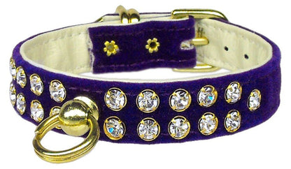 Dog, Puppy and Pet Collar, "#31 Crystal Velvet"