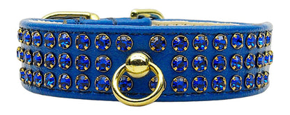 Dog, Puppy & Pet Collar, "Manhattan Rhinestone"