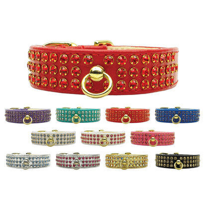 Dog, Puppy & Pet Collar, "Manhattan Rhinestone"