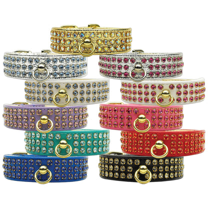 Dog, Puppy & Pet Collar, "Manhattan Rhinestone"