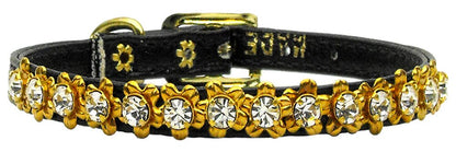 Dog, Puppy & Pet Collar, "Hampton Crystal Flower"