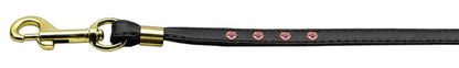 Dog, Puppy & Pet Leash, "Colored Crystal Rhinestones"