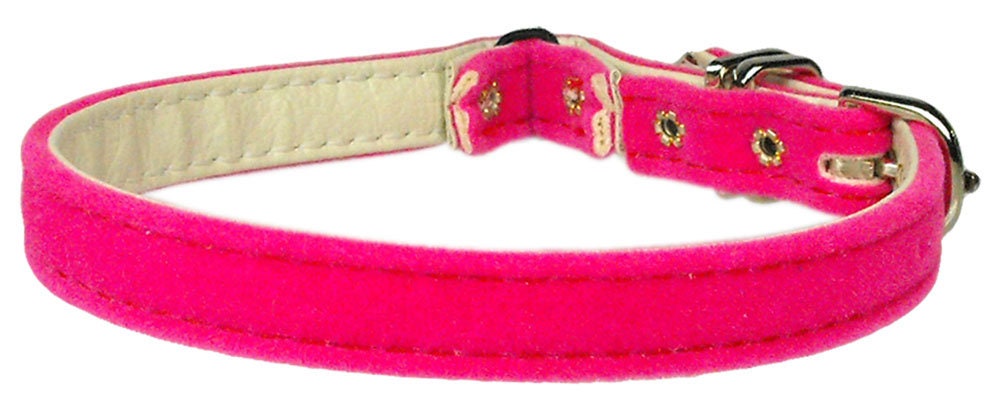 Premium Plain Cat Safety Collar, "Velvet, Blank"