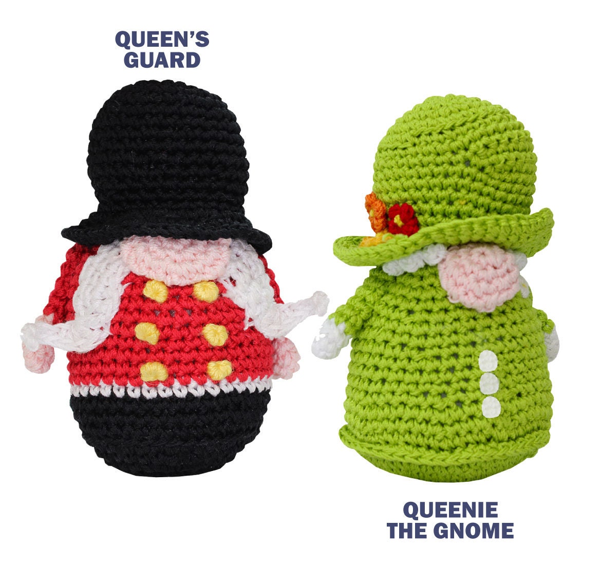 Knit Knacks Organic Cotton Pet & Dog Toys, "The Royal Knit Knacks Group"