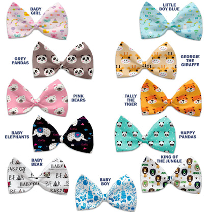 Pet, Dog and Cat Bow Ties, "Oh Baby Group" *Available in 11 different pattern options!*