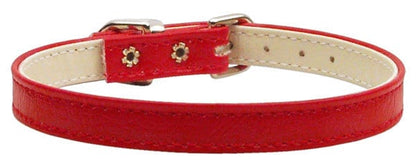 Dog, Puppy & Pet Plain Collar, "3/8" Wide"