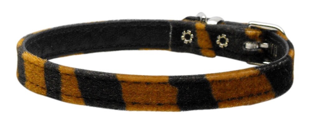 Dog, Puppy & Pet Plain Collar, "3/8" Wide Animal Print"