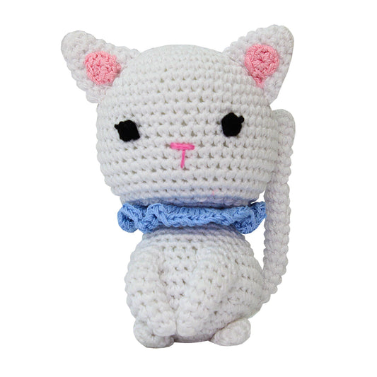 Knit Knacks Organic Cotton Pet, Dog & Cat Toy, "Kitty Purry"