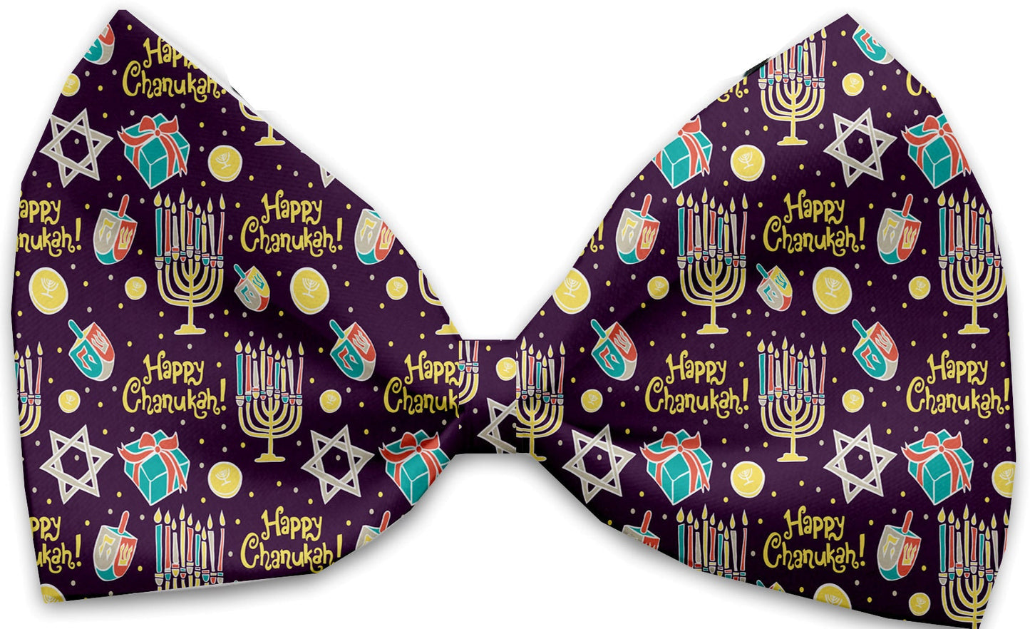 Hanukkah Pet, Dog and Cat Bow Ties, "Happy Hanukkah Group" (Choose from 8 different patterns!)