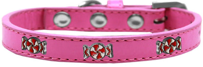 Dog, Puppy & Pet Widget Fashion Collar, "Peppermint"