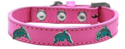 Dog, Puppy & Pet Widget Fashion Collar, "Dolphin"