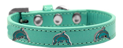 Dog, Puppy & Pet Widget Fashion Collar, "Dolphin"