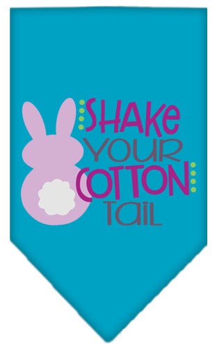 Pet and Dog Bandana Screen Printed, "Shake Your Cotton Tail"