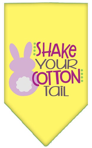 Pet and Dog Bandana Screen Printed, "Shake Your Cotton Tail"