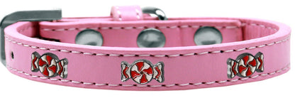 Dog, Puppy & Pet Widget Fashion Collar, "Peppermint"