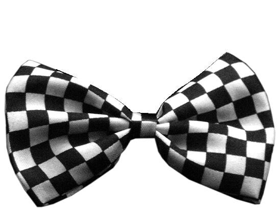 Pet, Dog and Cat Bow Ties, "Checkered" *Choose from Red or Black Checkered!*