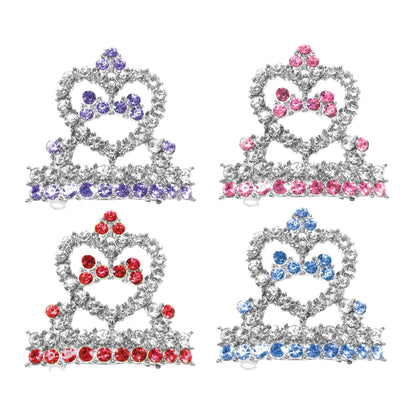 Dog, Puppy & Pet Clip On Grooming Accessory, "Tiara Barrette" (Available in 4 different colors!)