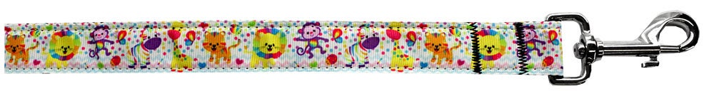 Pet Dog & Cat Nylon Collar or Leash, "Jungle Party Animals"