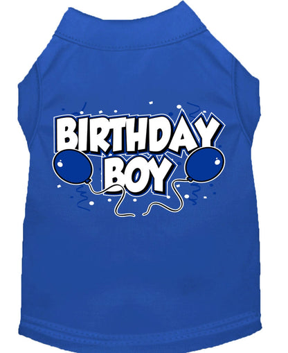 Pet Dog & Cat Shirt Screen Printed, "Birthday Boy"