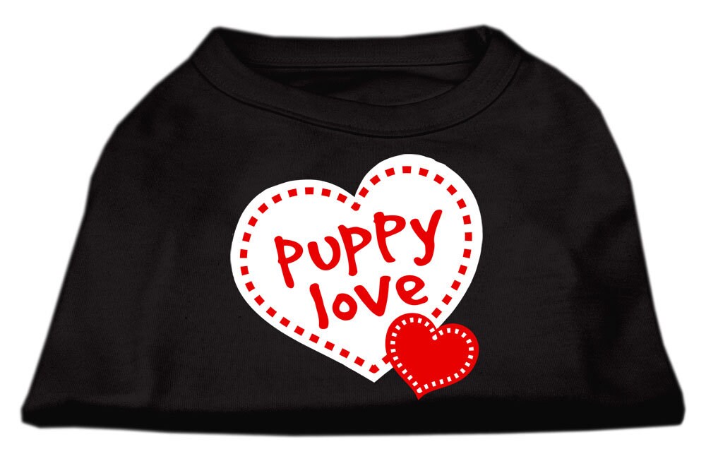 Pet Dog & Cat Shirt Screen Printed, "Puppy Love"