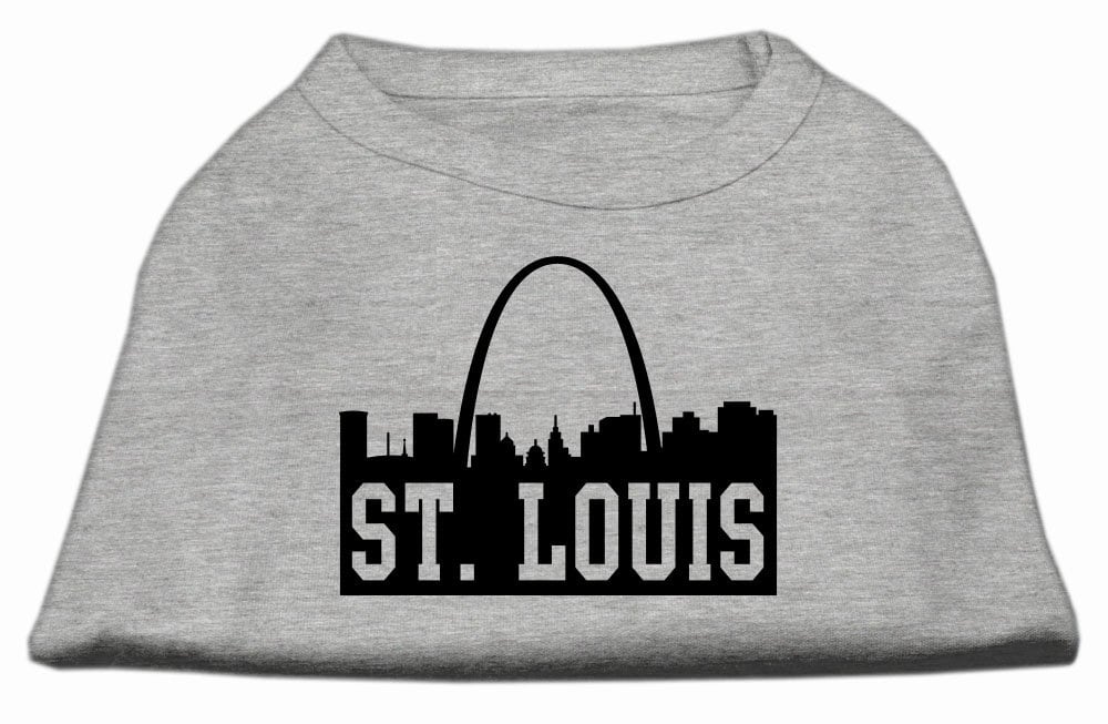 Pet Dog & Cat Shirt Screen Printed, "St. Louis Skyline"