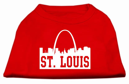 Pet Dog & Cat Shirt Screen Printed, "St. Louis Skyline"