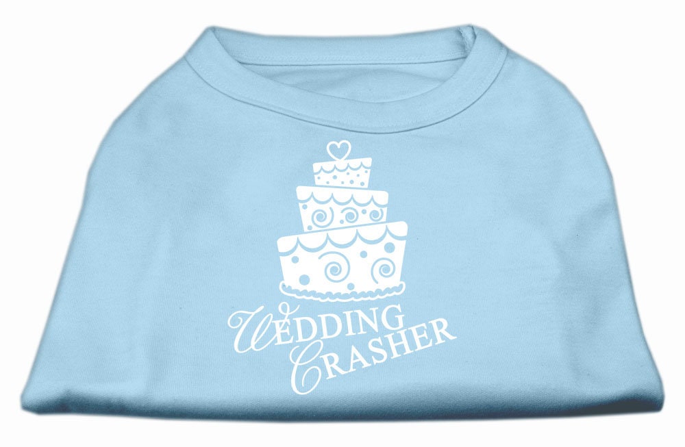 Pet Dog & Cat Shirt Screen Printed, "Wedding Crasher"