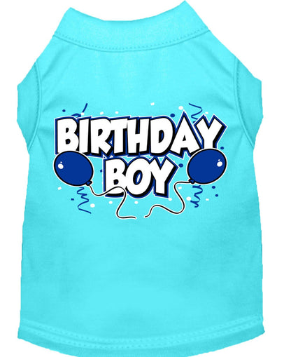 Pet Dog & Cat Shirt Screen Printed, "Birthday Boy"